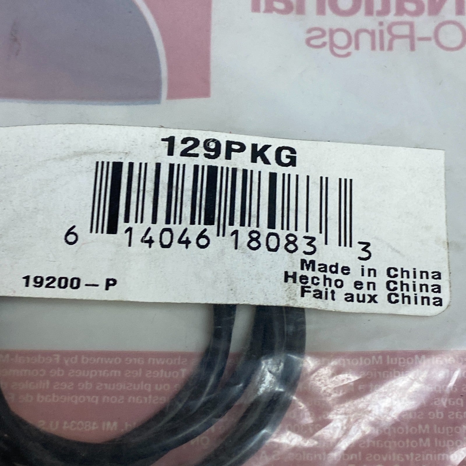 Federal Mogul National Multi purpose O Rings 4 pack 20 ct 129PKG
