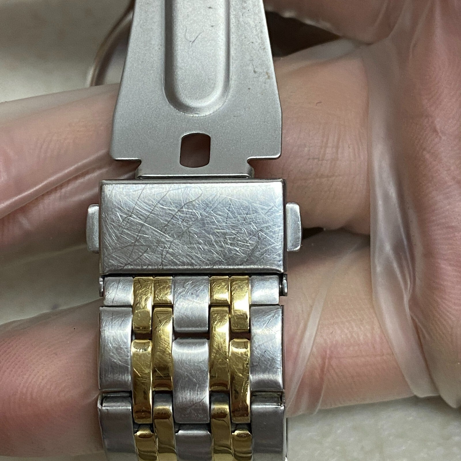 Armitron Women's Two Tone Time Day And Date Function Bracelet Watch, 20/5491TT