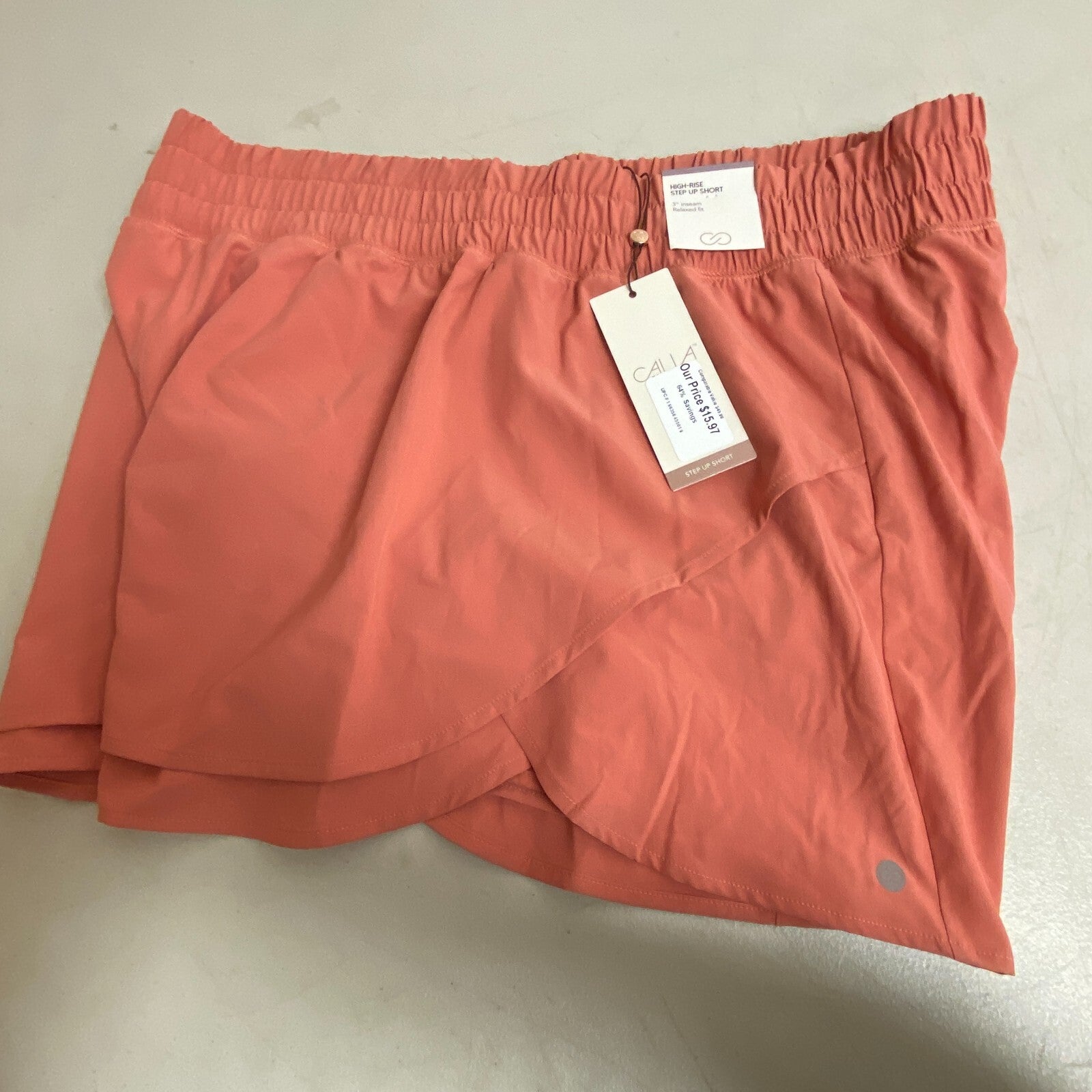 Calia Womens Step Up Short Rose WAX12351 BRAND NEW