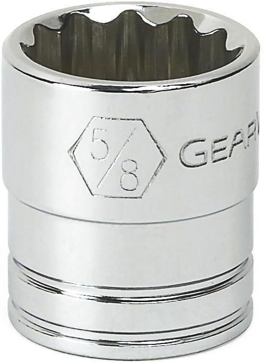 GEARWRENCH 5/8″ 3/8″ Drive 12 Point SAE Chrome Socket Standard 2 pack 80502