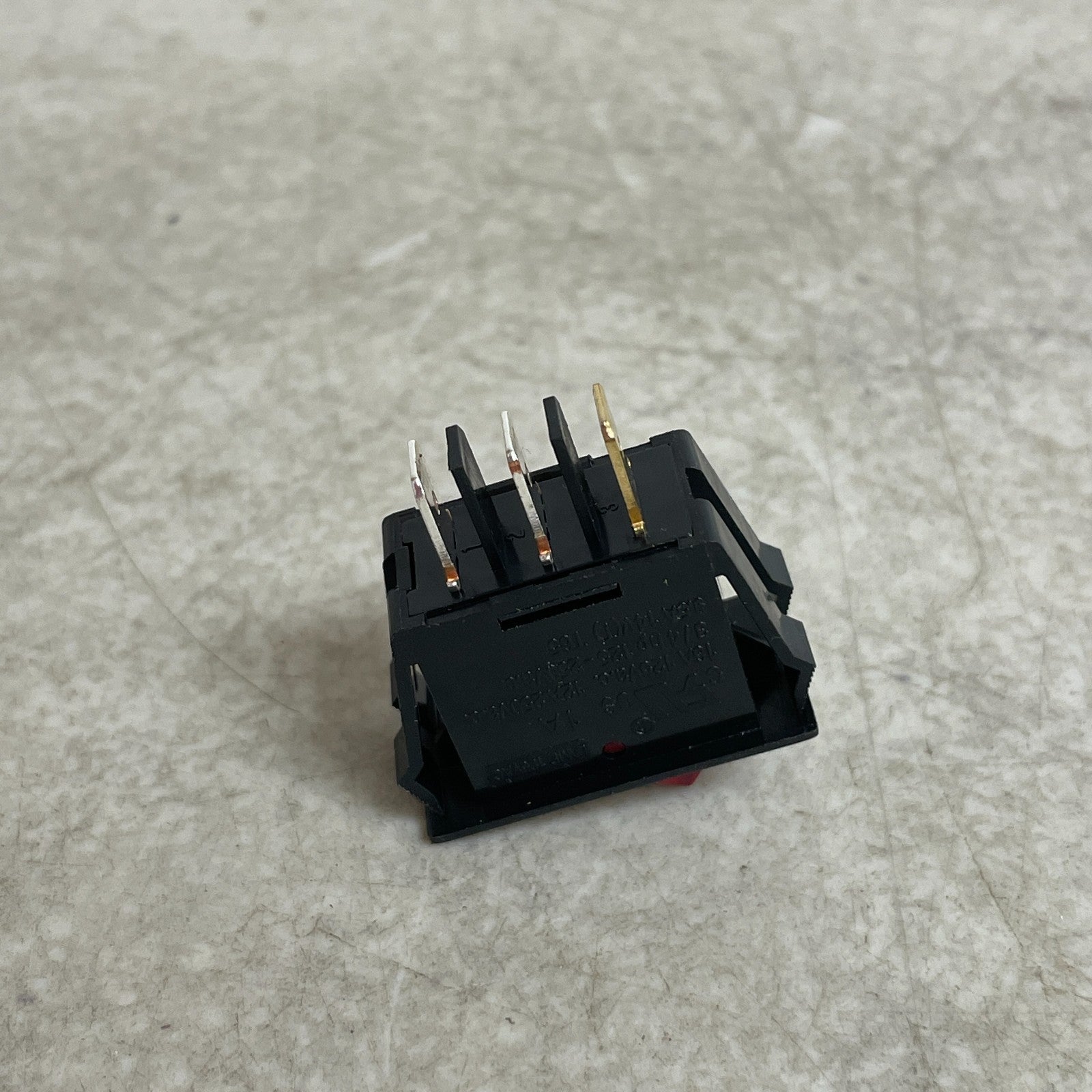 RV Designer S245 Rocker Switch Illuminated Red SPST On Off 125V .550x1.125 RV