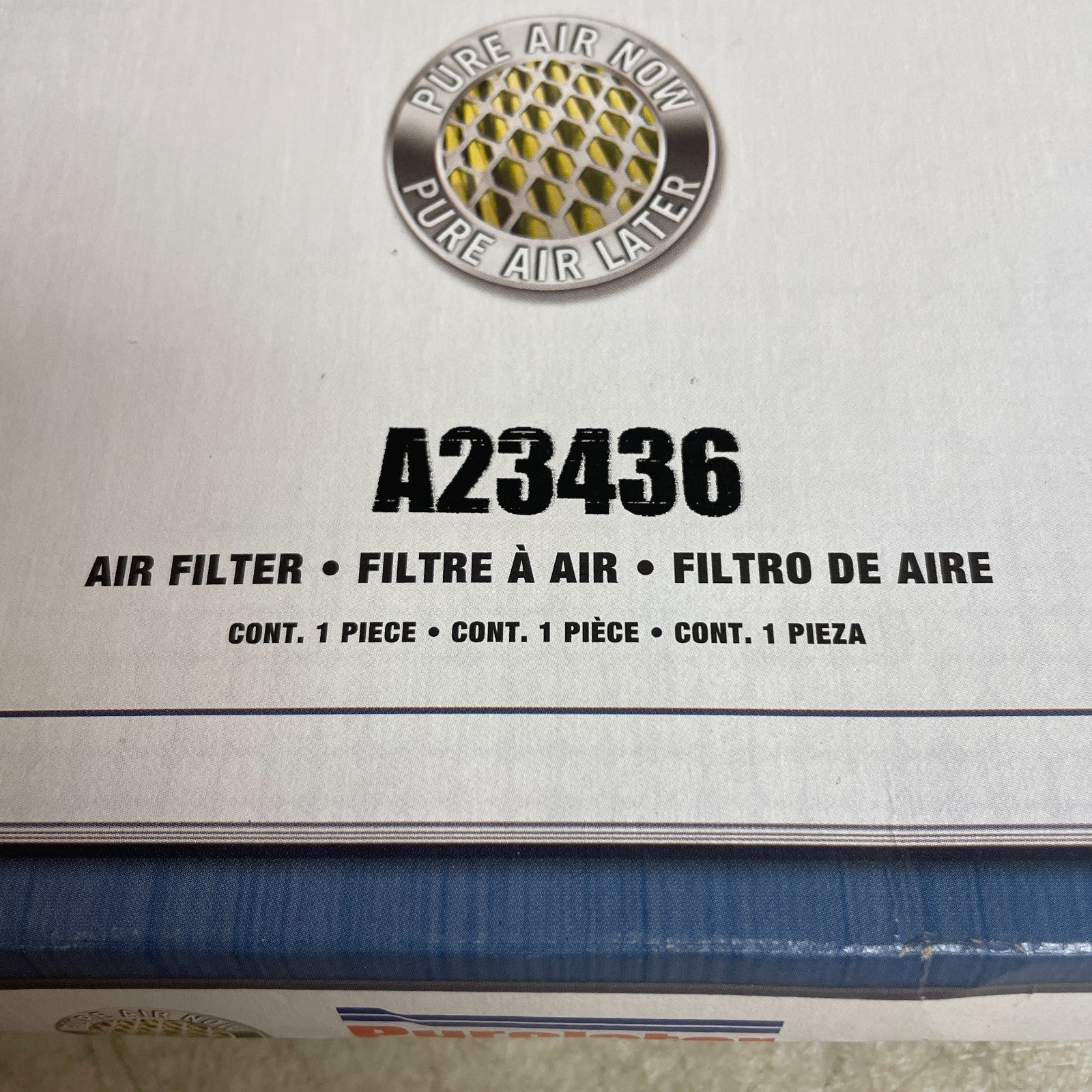 Purolator Classic Engine Air Filter Panel 13.63″ × 6.75″ A23436 Volvo Fit
