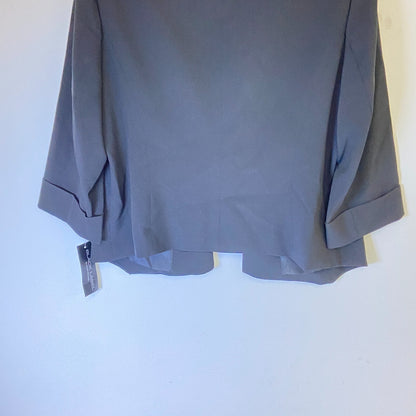 Black Label Women's Pocketless Stretch Blazer Size 16 Color Black *NWT