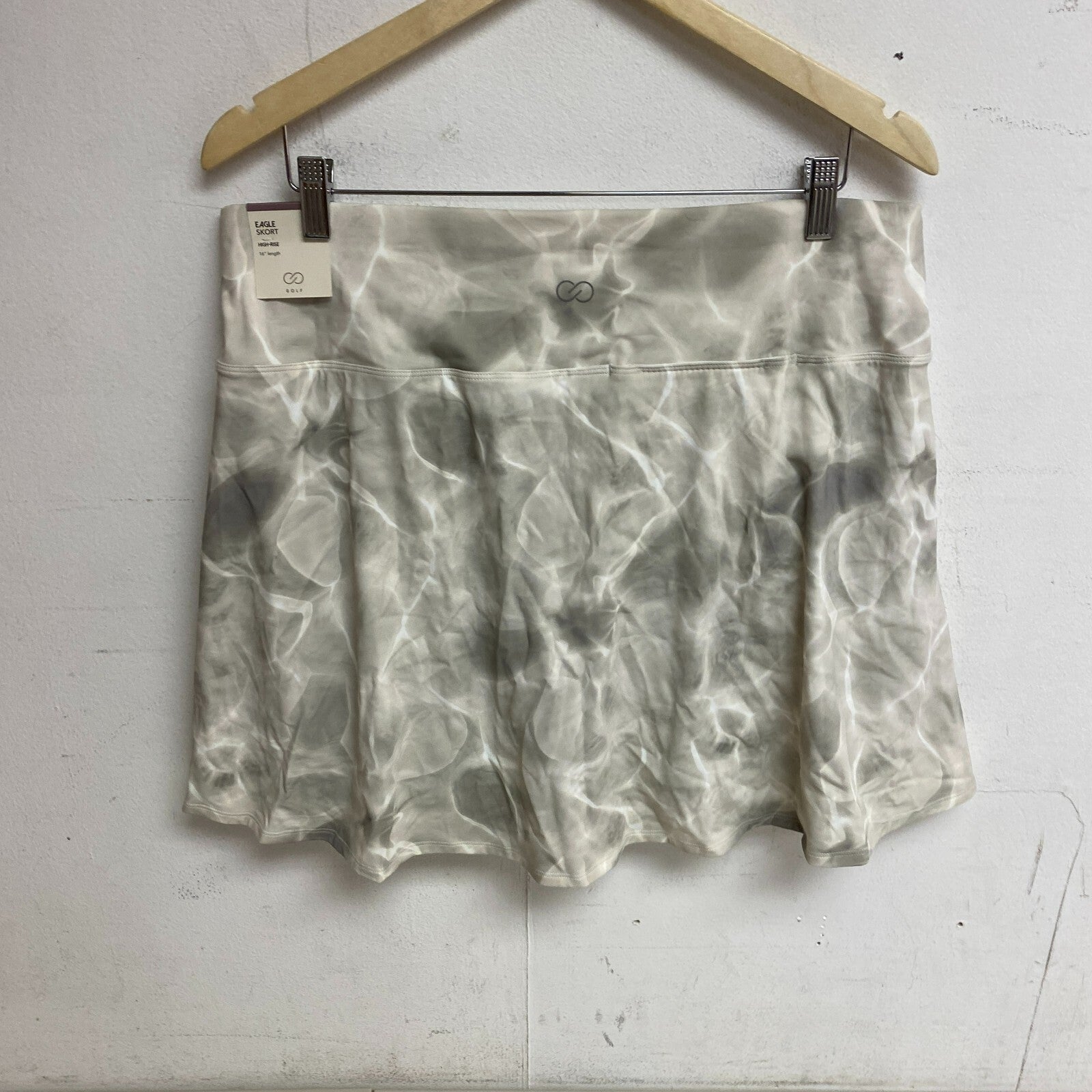 CALIA Women's 16" Eagle Golf Skort Tan Aquatic Coral Print WCG17021PRTS23