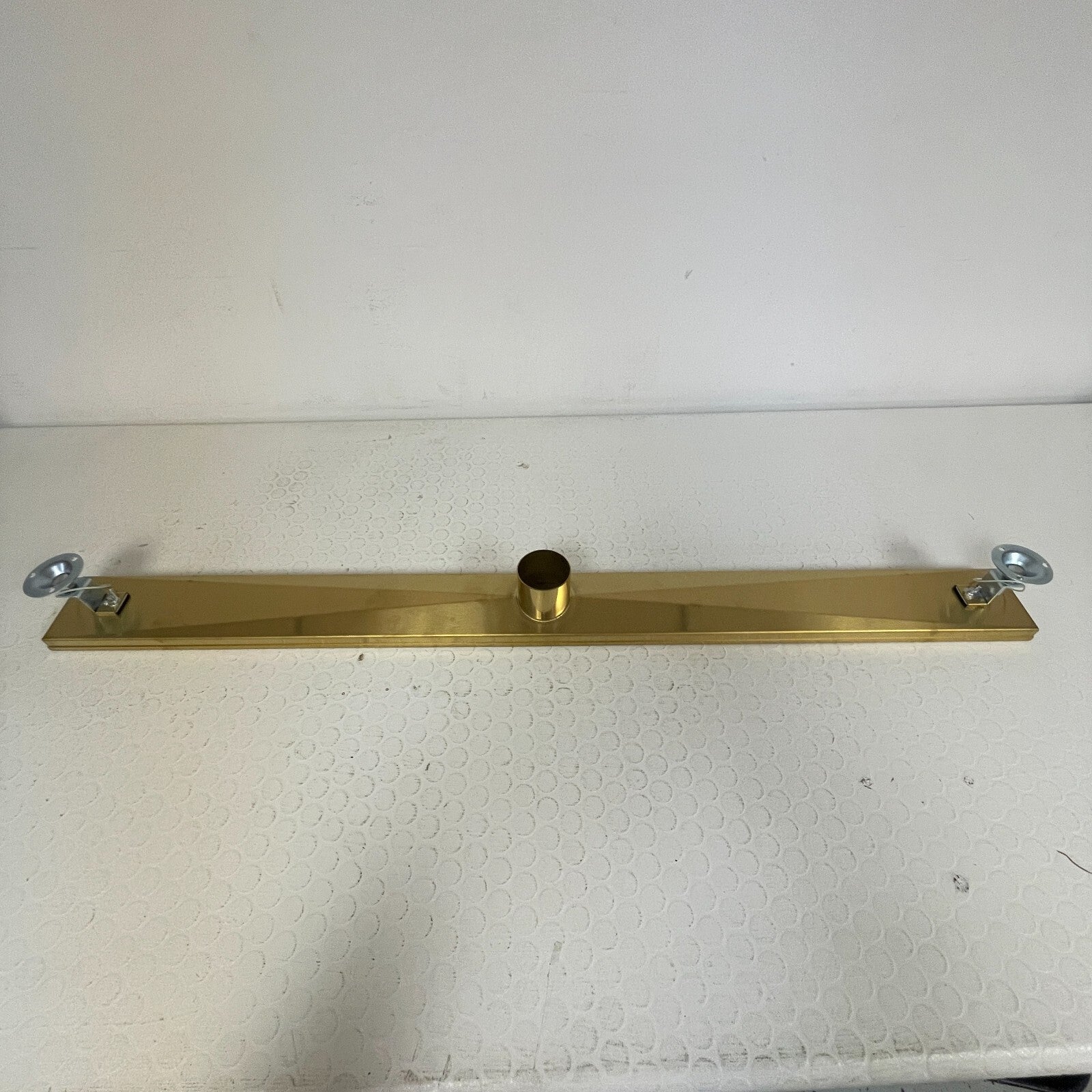 Signature Hardware 40" Cohen Linear Tile-In Shower Drain - Polished Brass