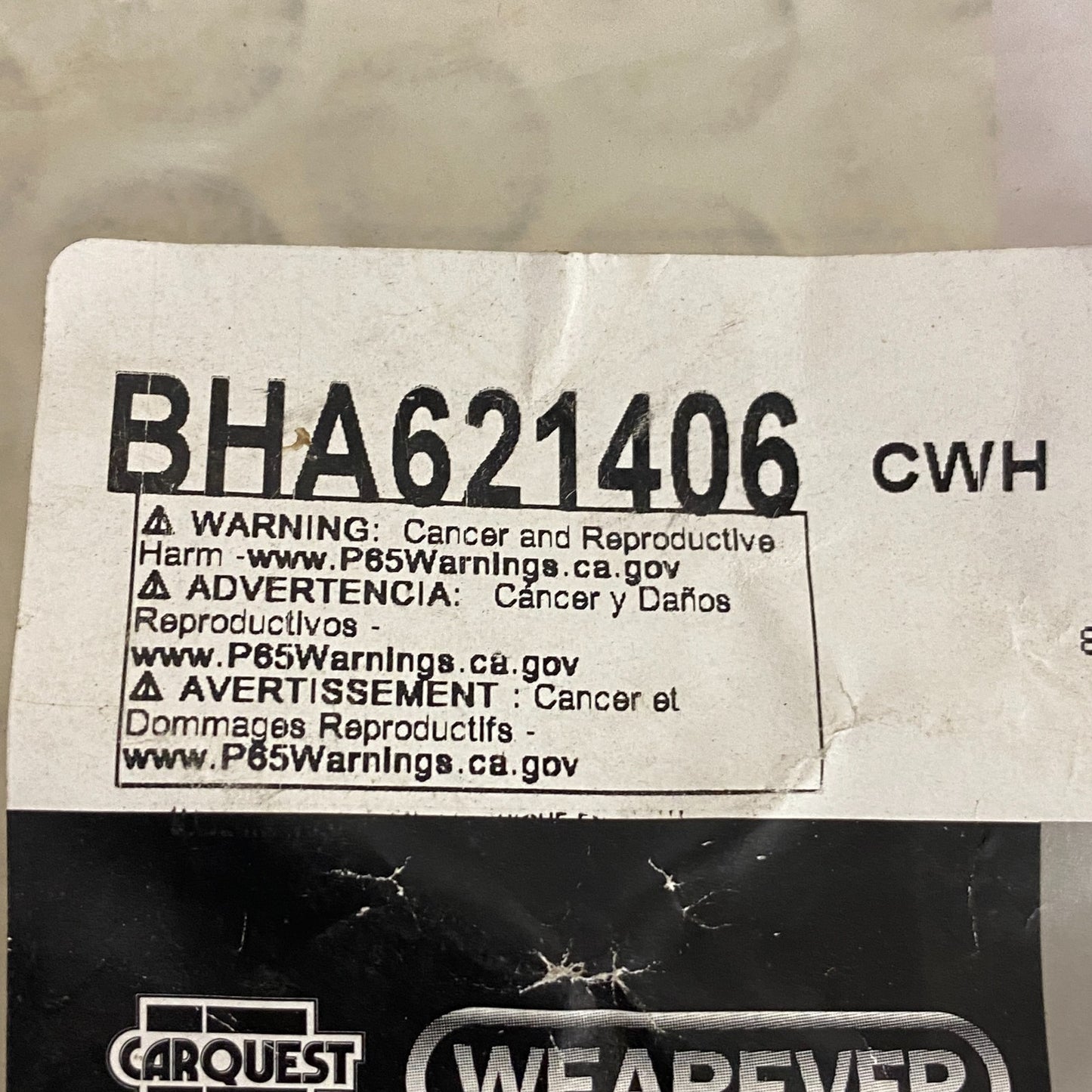 Carquest Wearever Brake Hydraulic Hose BHA621406