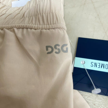 DSG Women's 6" Mid Rise 2 in 1 Bike Short woven Top Layer Light Sand DAW11193