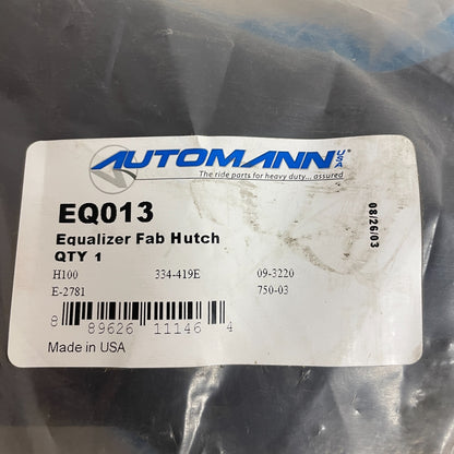 AUTOMANN Hutch Equalizer Beam Fabricated Steel with Bushing Model EQ013