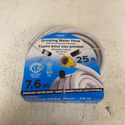 Camco TastePURE 5/8" Drinking Water Hose RV Marine Lead-Free 25ft