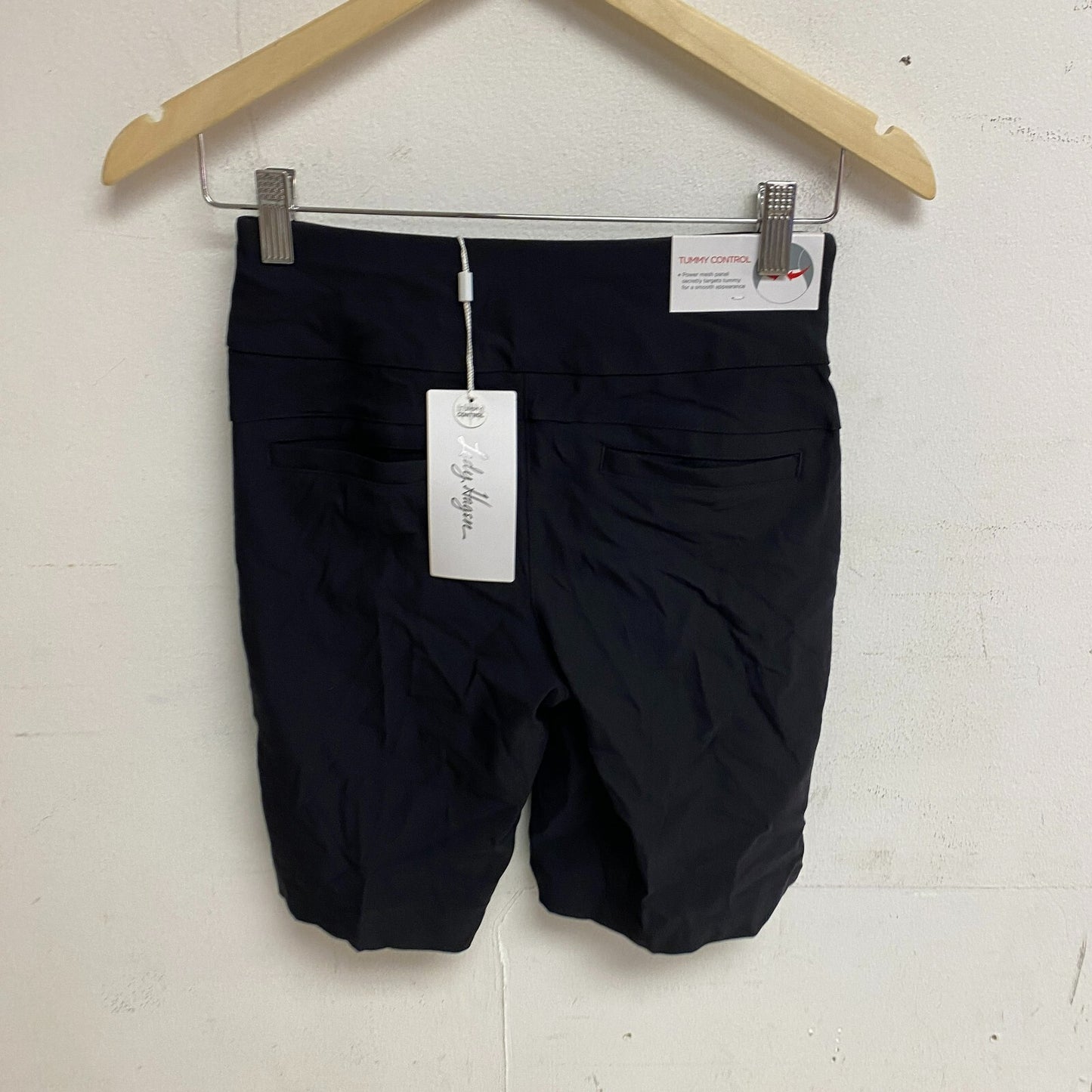 Lady Hagen Tummy Control Short 10" Pure Black Solid WGH14352