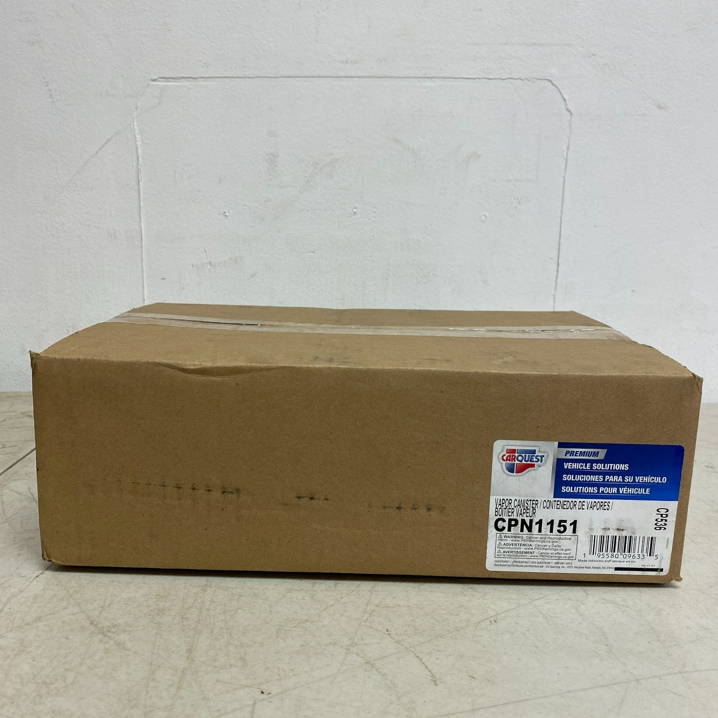 CARQUEST Premium Vapor Canister 12.5″ 3 Port Model CPN1151