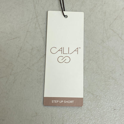 CALIA Performance Step Up Woven High Rise Petal Hem Short Pure Black WAX12259PRT