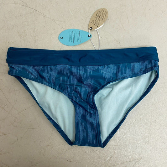 prana Woman's Ramba Hipster Mid Rise Bikini Bottoms Deep Verde Ikat W3RAMB113