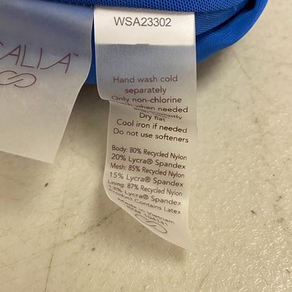 CALIA Women's High Support Cross Back Tankini Swim Top Royal Blue WSA23302 New!