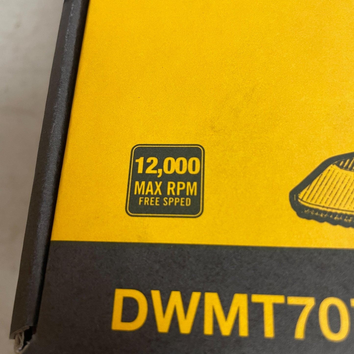 DeWalt 6" Pneumatic Palm Sander DWMT70781 Touch-Control 12,000 RPM