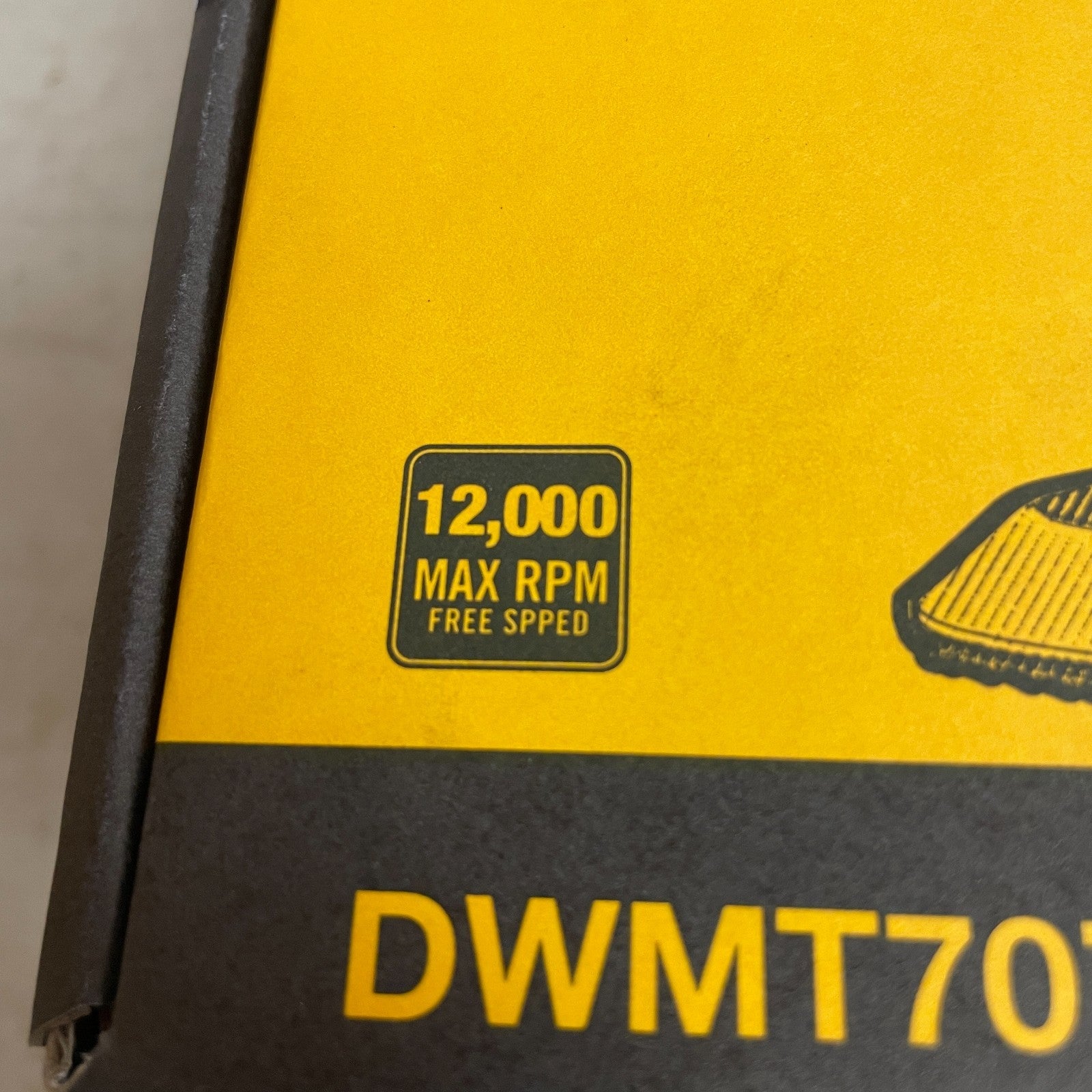 DeWalt 6" Pneumatic Palm Sander DWMT70781 Touch-Control 12,000 RPM