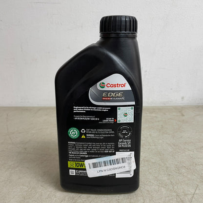 Castrol EDGE High Mileage 10W-30 Full Synthetic Motor Oil 1QT Bottle 10W30