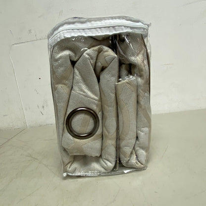 Eclipse Grommet Fleece Lined Insulating Curtain 50in x 108in Ambiance Lattice...