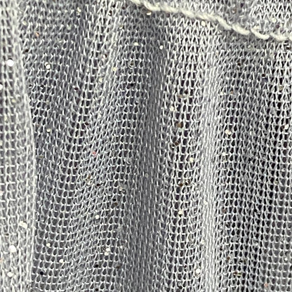 Danny & Nicole Women Short Sleeve Fit+Flare Tiered Maxi Dress Sz 14 Color Silver