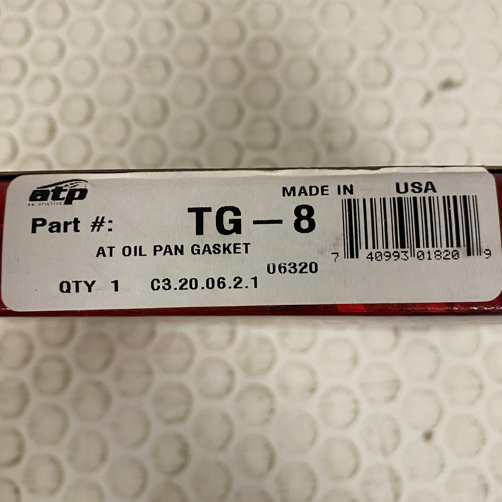 ATP TG-8 Auto Transmission Oil Pan Gasket Black Durable Seal (4 Pack)