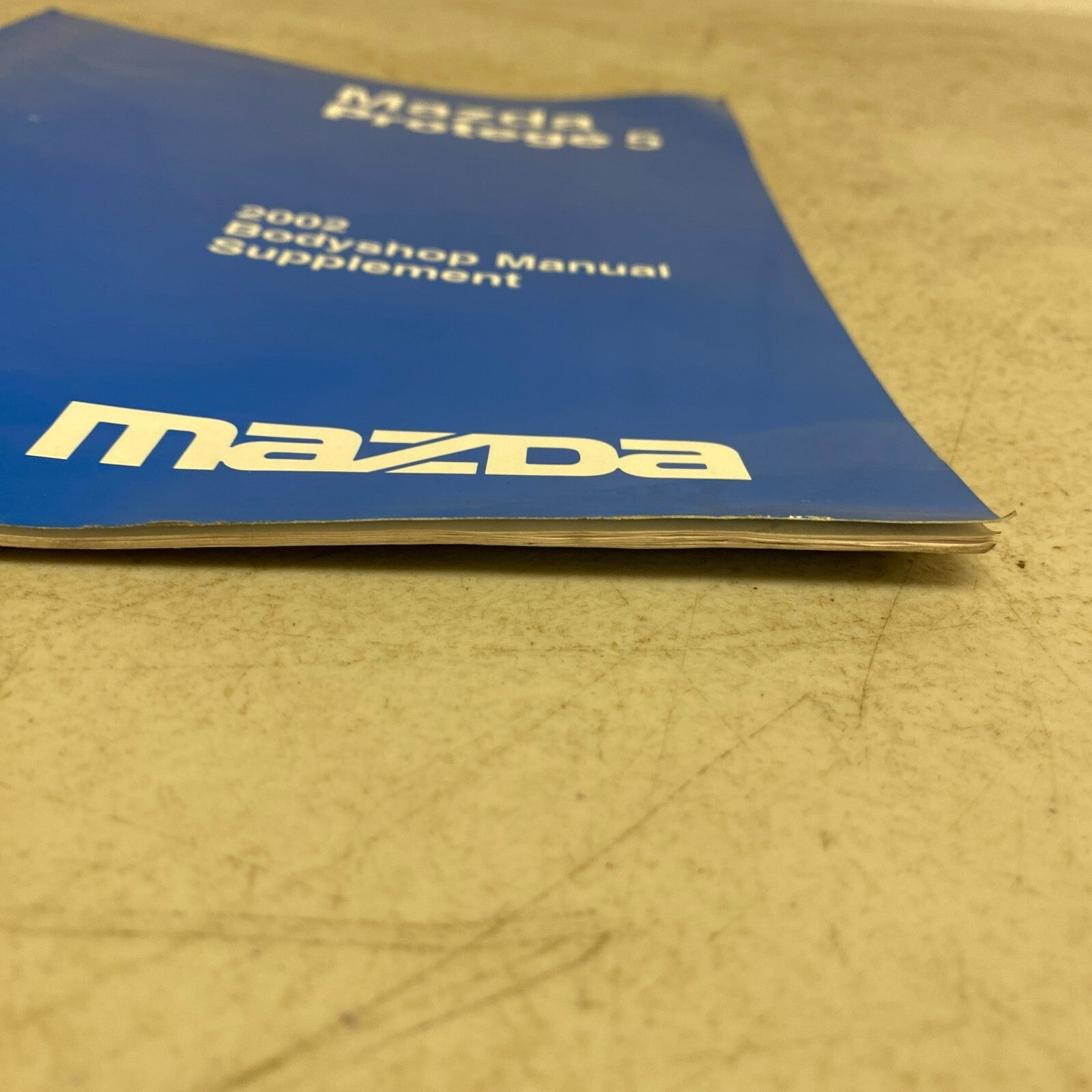 Mazda Protoge 5 2002 Bodyshop Manual Supplement 9999-95-036F-02 , #555-1CP
