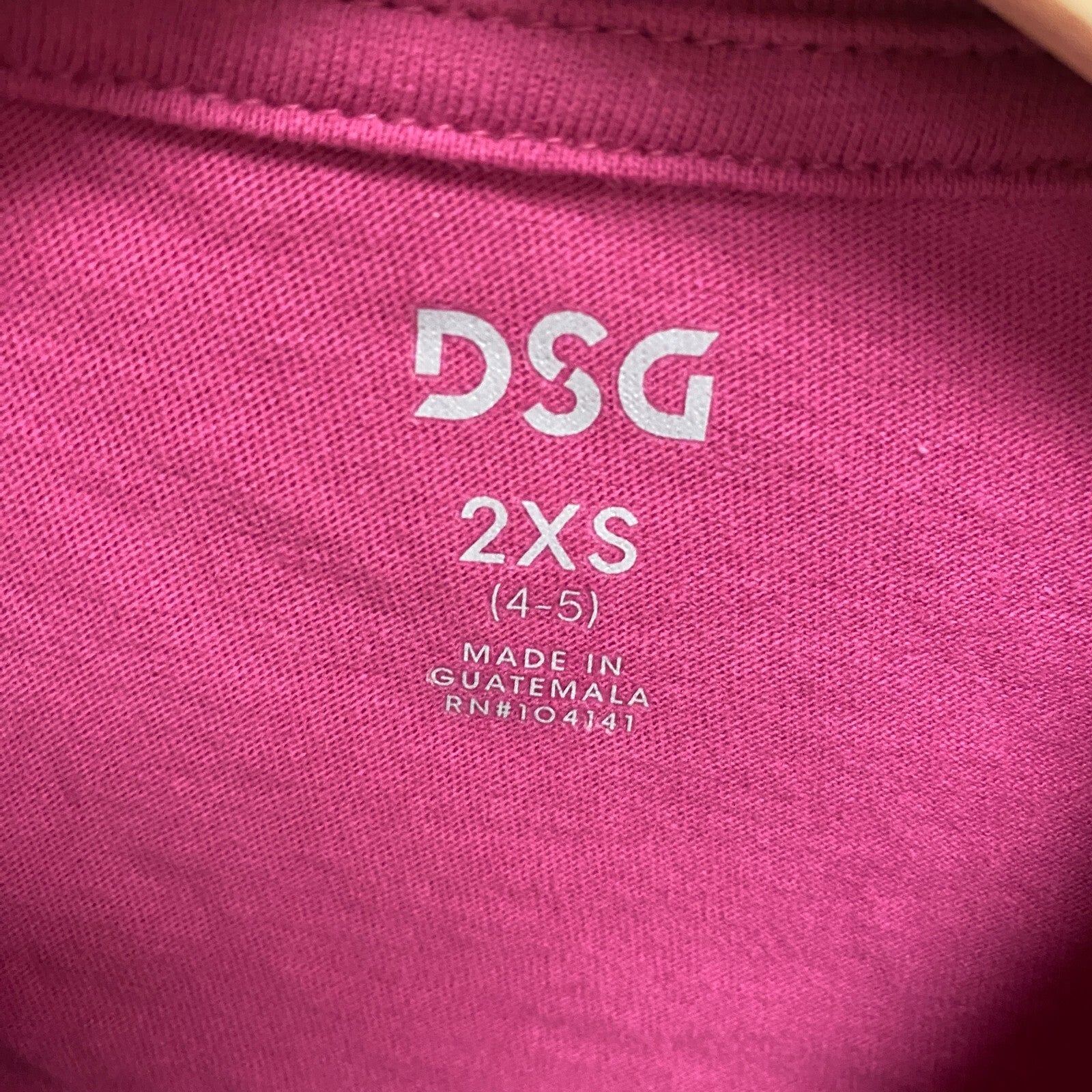 DSG Boys' Solid Cotton Graphic T-Shirt Tee Raspberry Punch DAB21108 Pullover
