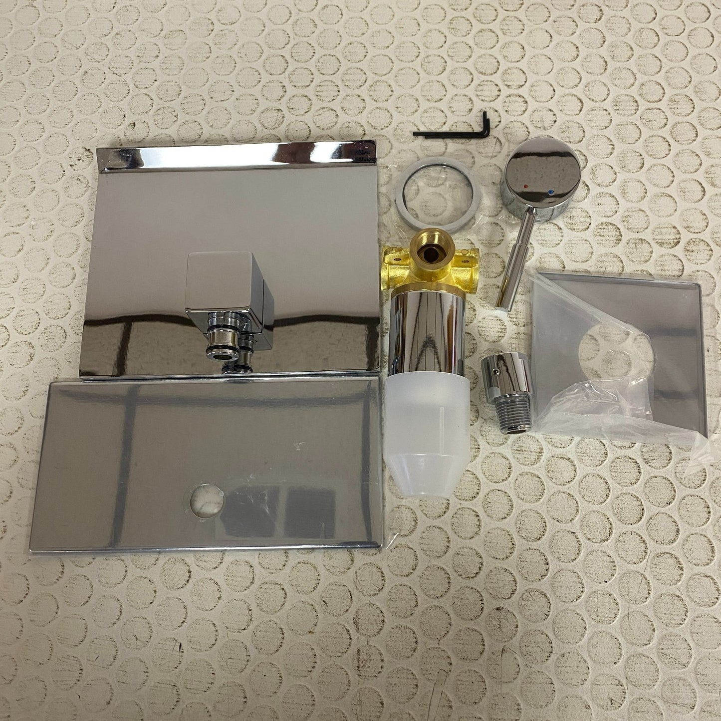 Signature Hardware Lavelle Wall Mount Waterfall Tub Faucet Chrome SH441016CP