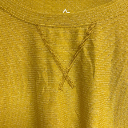 Alpine Design Mens Basic Active Long Sleeve Tee Gold Heather ADM23205 Brand New!