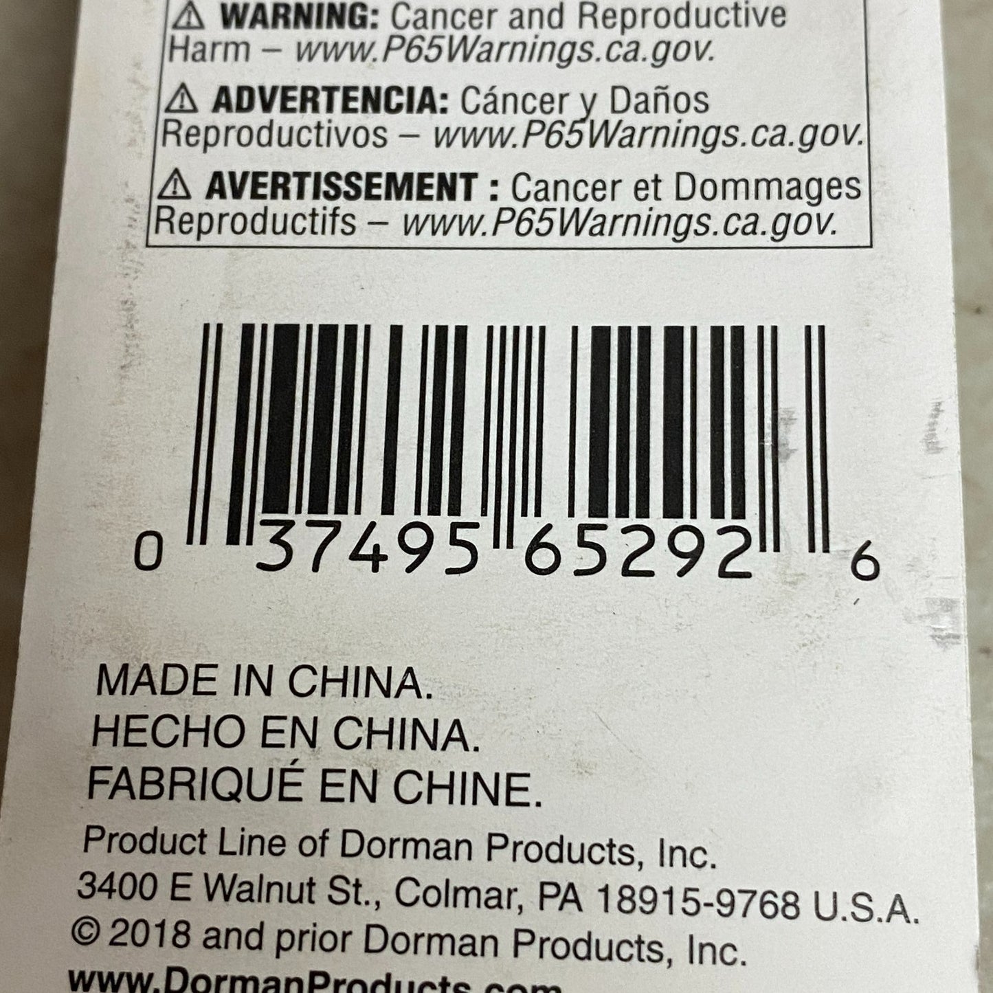 DORMAN Aluminum Oil Drain Plug Gasket M14 65292 8 Count
