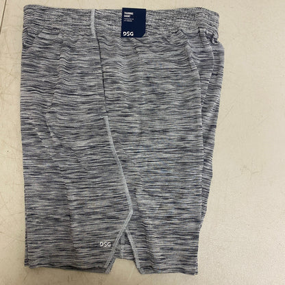 DSG Men's 9 in Novelty Textured Training Short Light Gray/ Dark Gray DAM20114N
