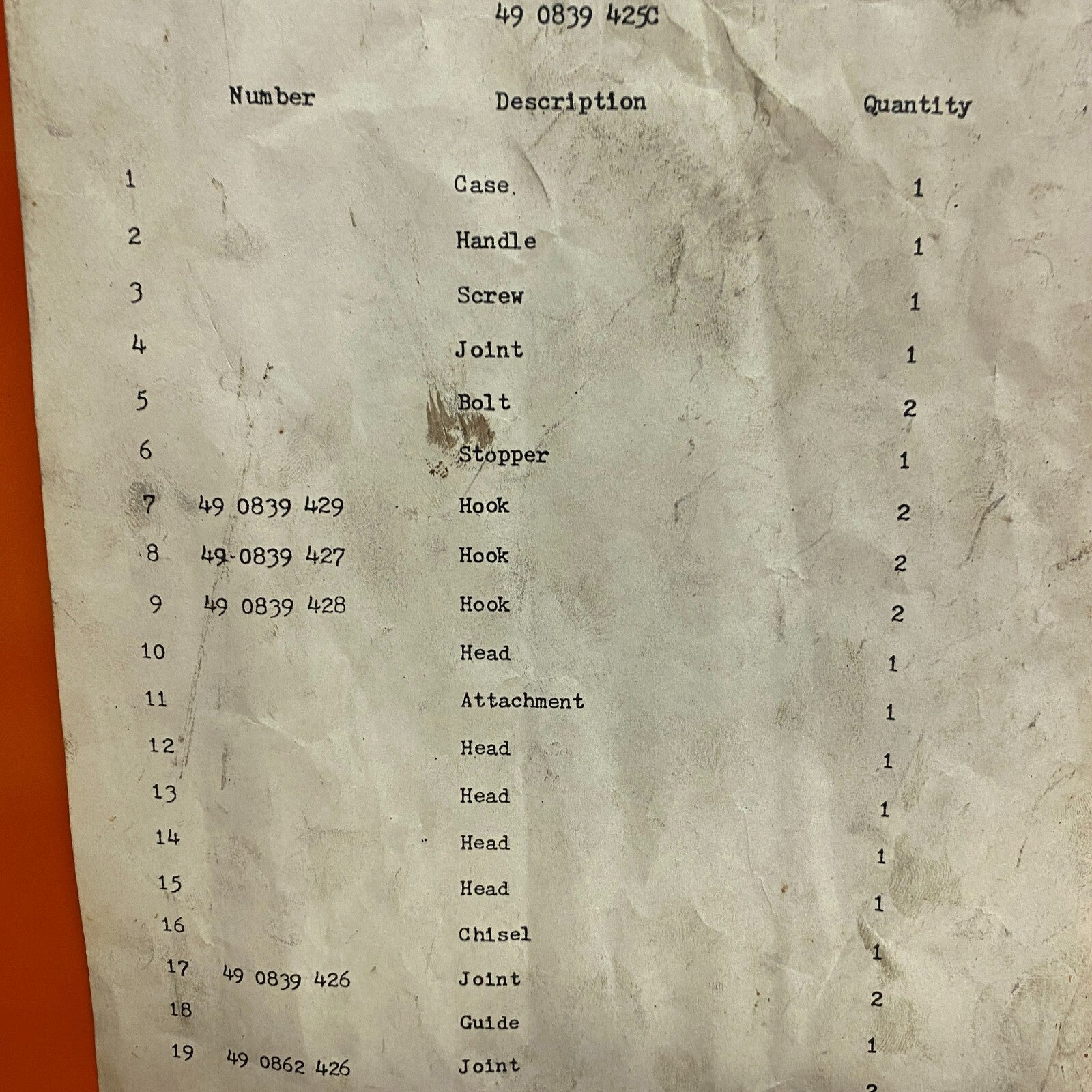 Mazda Puller Set, Bearing 49 0839 425C , #771-1CP