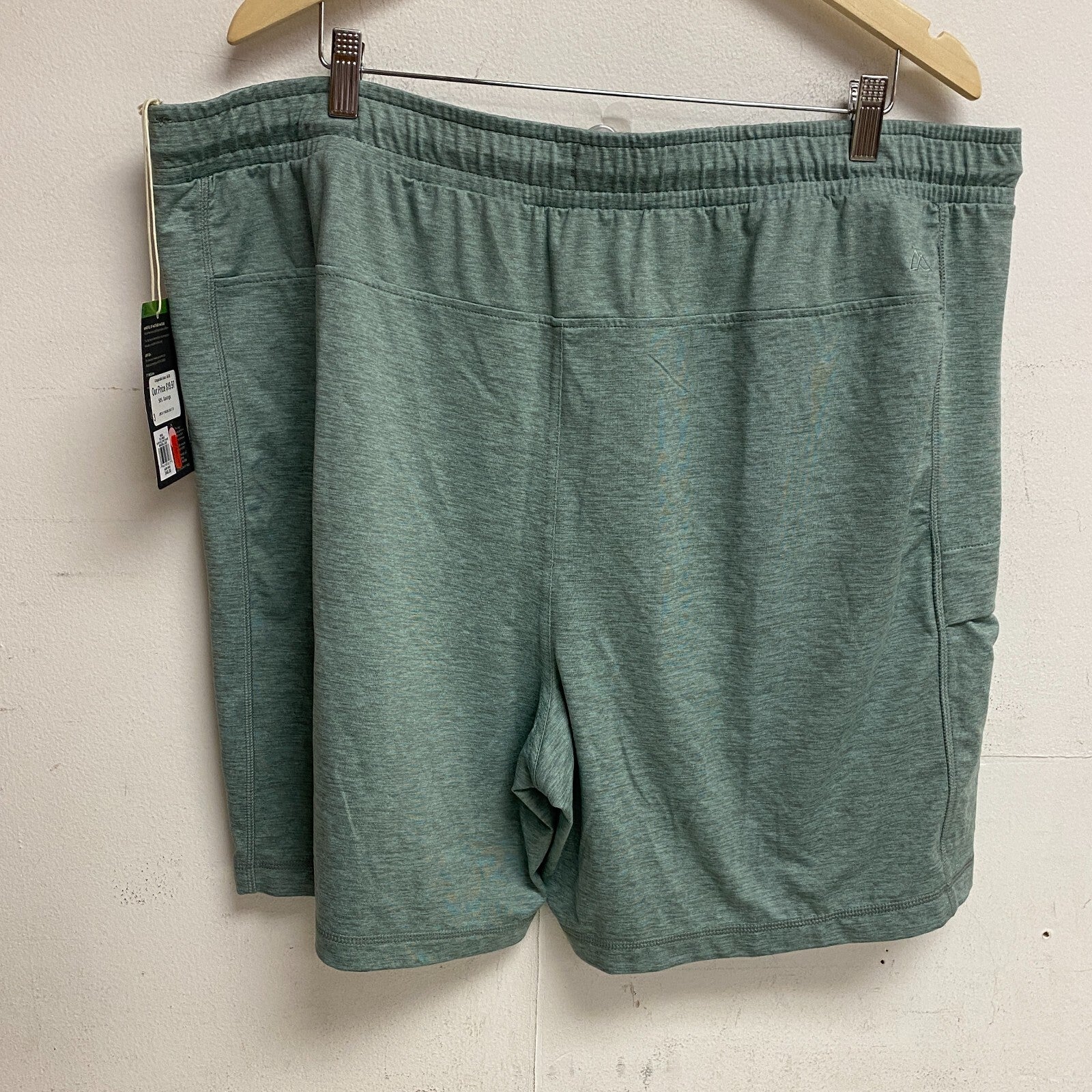 Alpine Design Men's Relaxed Fit Field Knit Short Mineral Jade ADM13803 New