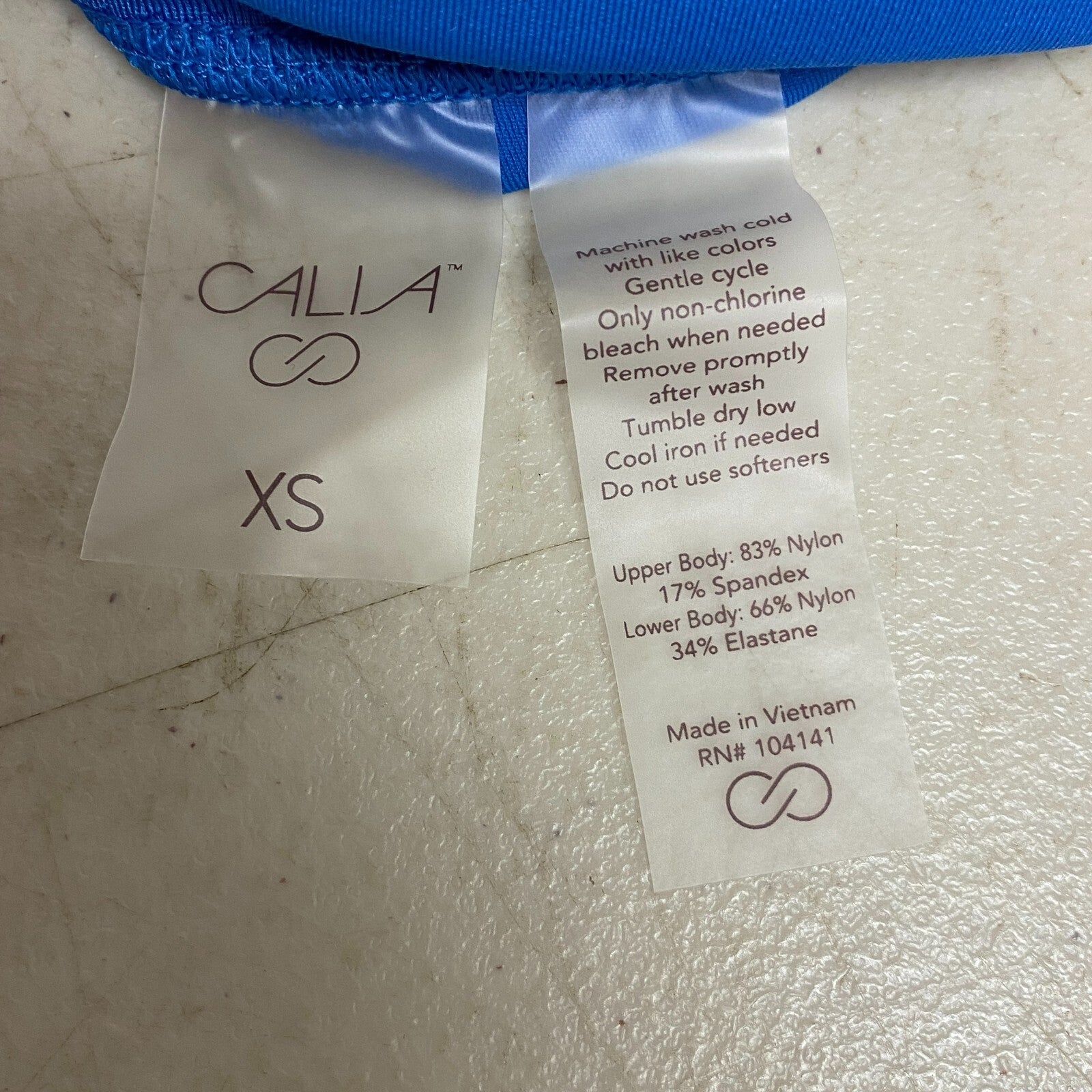 CALIA Women's Energize Mesh 7/8 High Rise Legging Royal Blue Solid WAX12376