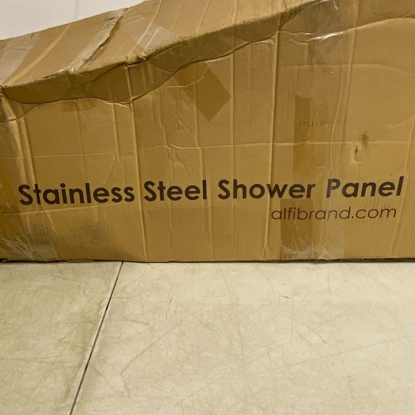 ALFI brand ABSP20 Alfi Trade Pressure Balanced Shower Panel - Stainless Steel