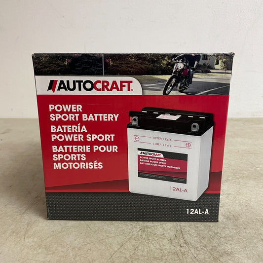 Autocraft 12AL-A 12V 12Ah Powersport Battery Dry-Charged 180 CCA Motorcycle