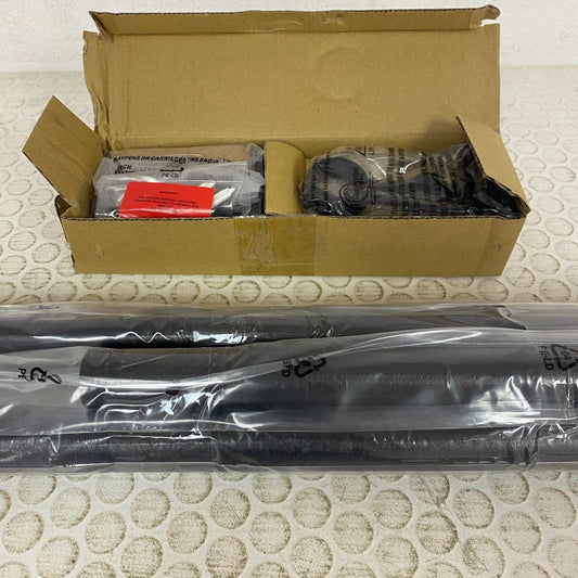 Williams Sonoma Double Curtain Bracket Kit Iron Black Set of 3