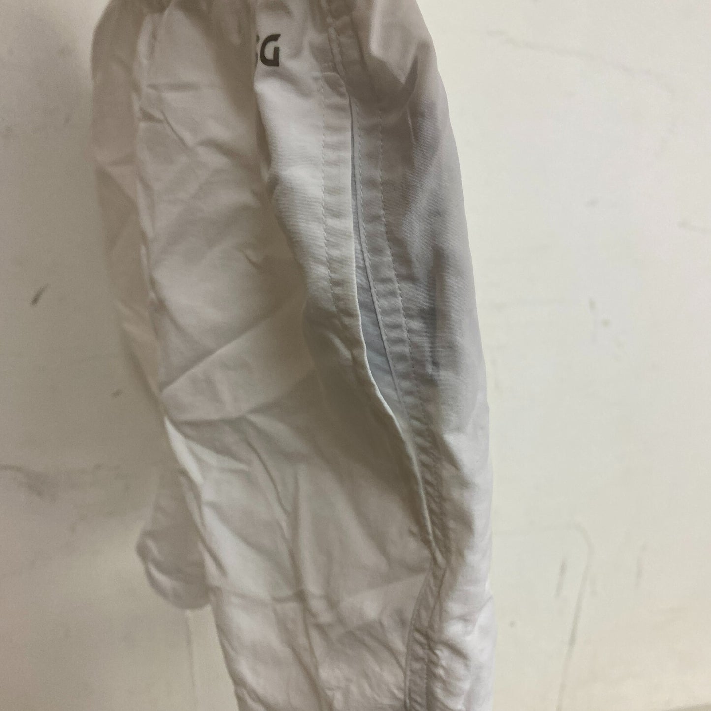 DSG Women's Notched Woven Shorts Pure White Solid  DAW13108