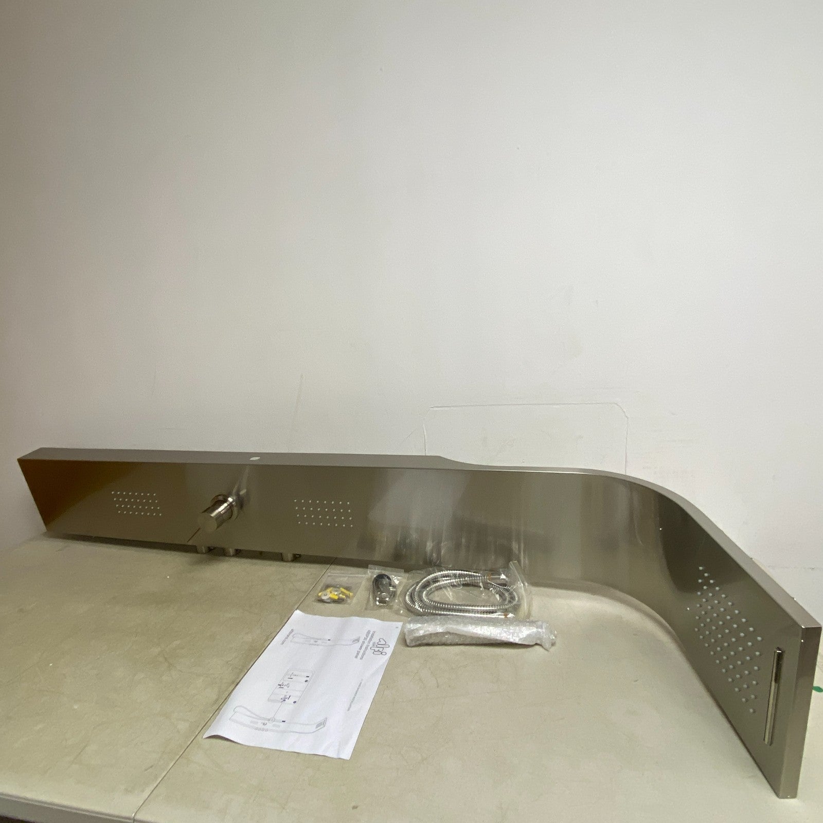 ALFI brand ABSP20 Alfi Trade Pressure Balanced Shower Panel - Stainless Steel