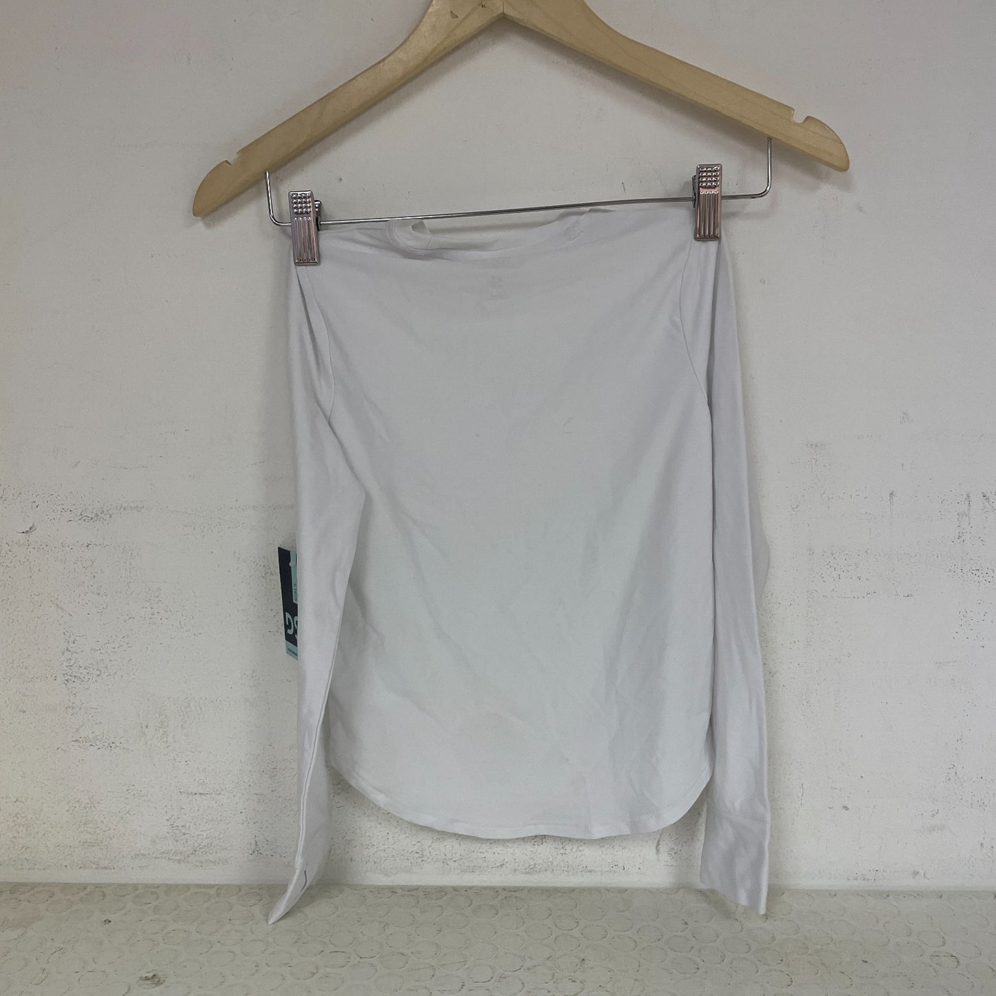 DSG Girls 365 Long Sleeve Tee White Soft Cotton Activewear Top DAG22109