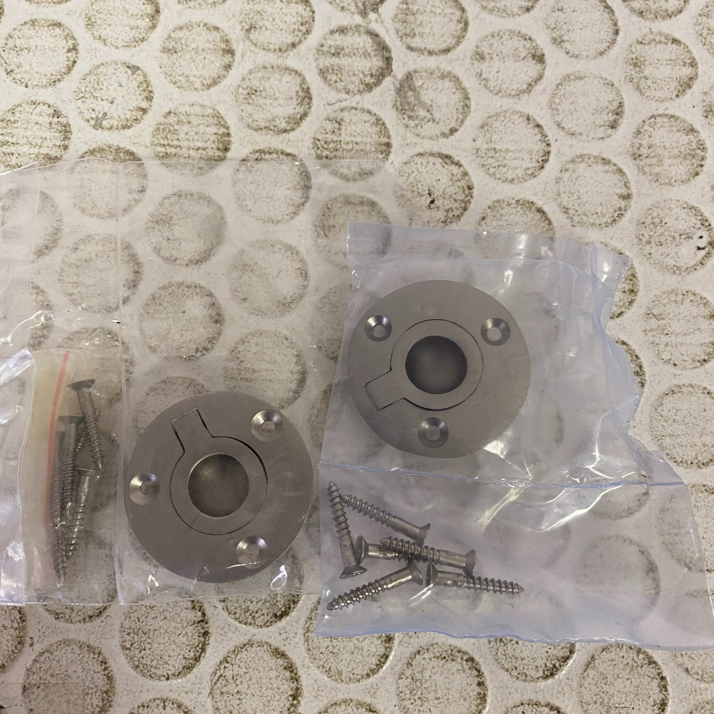 Signature Hardware 2″ Flush Cabinet Pull Brushed Nickel Model 916140-2 (2 PACK)