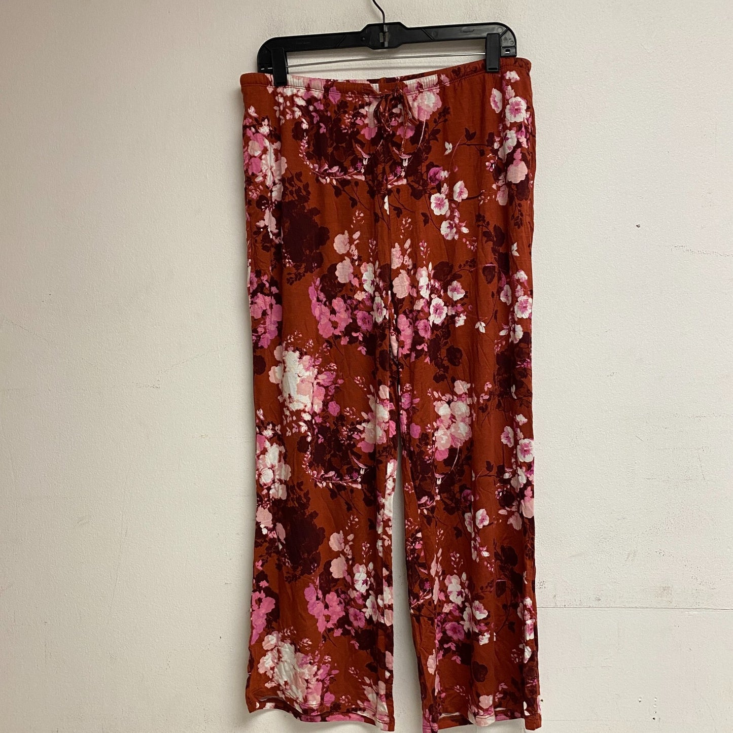 AMBRIELLE SLEEPWEAR 2-pc set sleeveless tank top and pajama pant size M floral