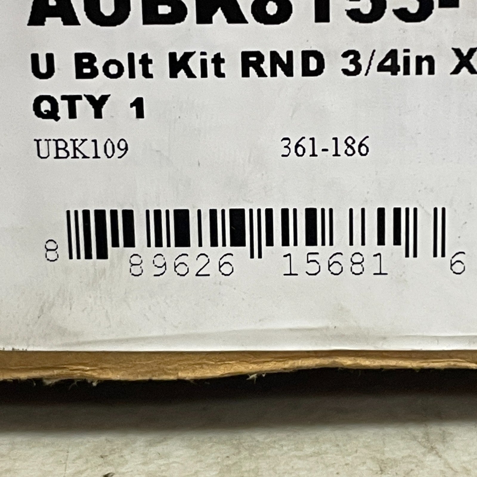 Automann U-Bolt Kit Round Bend Suspension AUBK8153-104