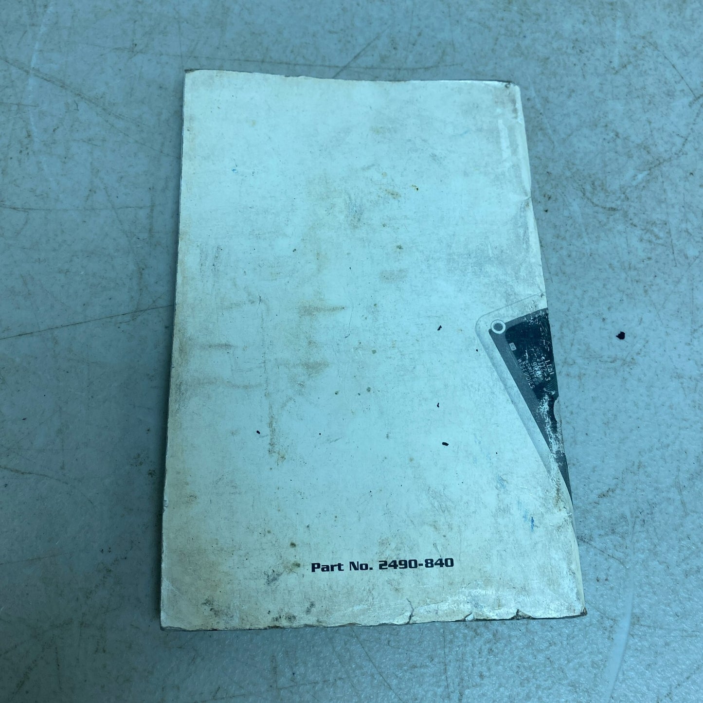 Mazda NGS Instruction Manual 2490-840 , #783-1CP