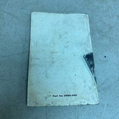 Mazda NGS Instruction Manual 2490-840 , #783-1CP