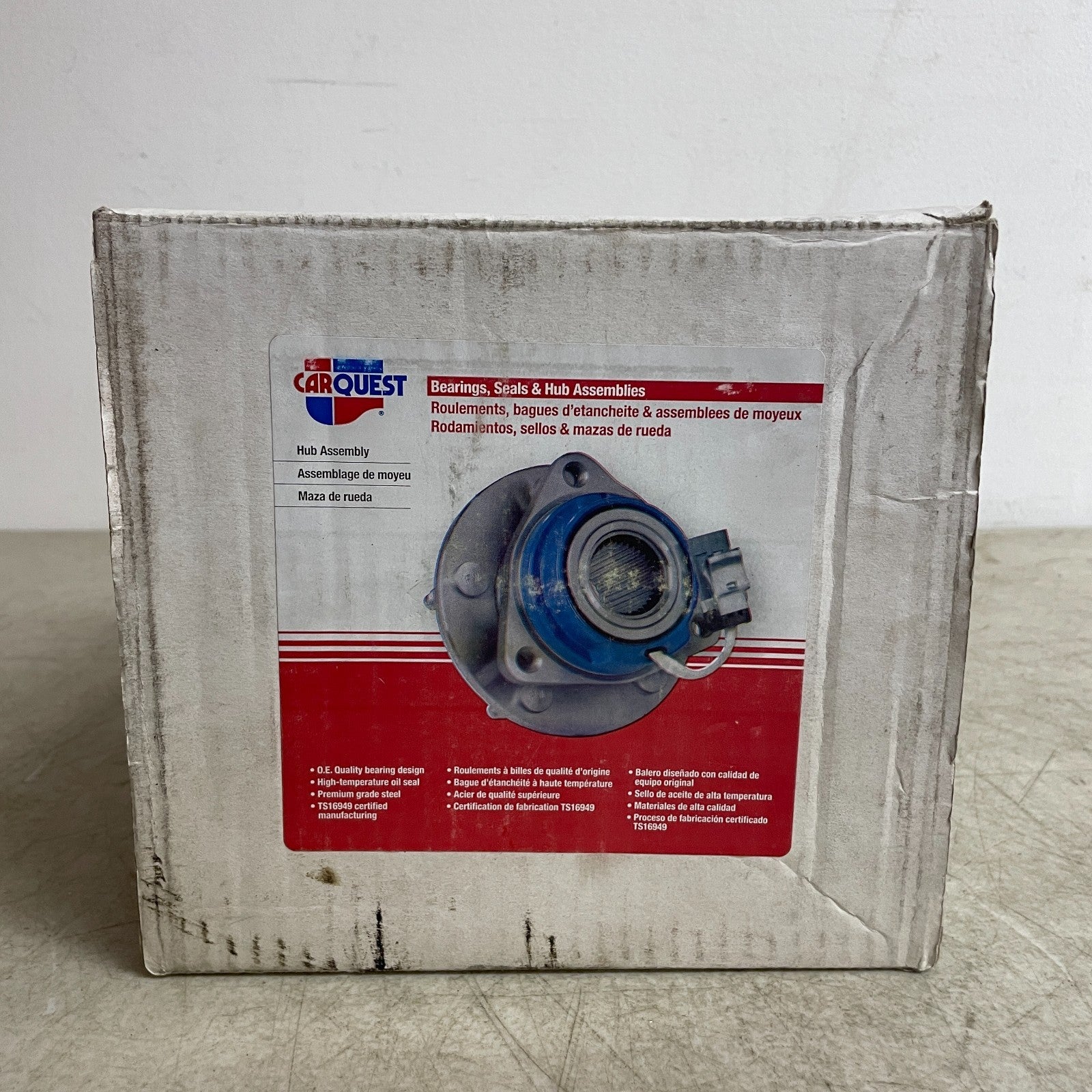 Carquest NT512244 Wheel Hub & Bearing Assembly Steel Sealed Rear OE Replacement