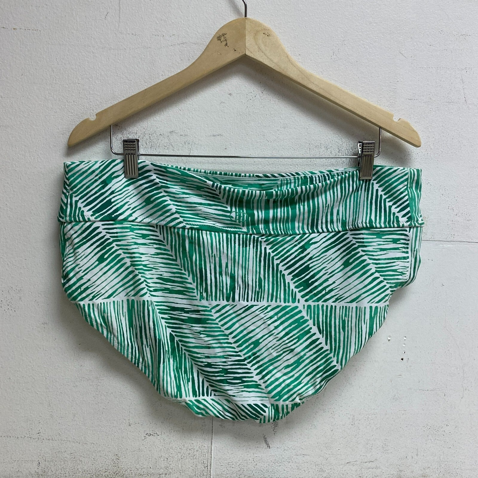 Calia Womens Swim Boyshort Small Palm Green Stylish Trendy WSA21502PRTX