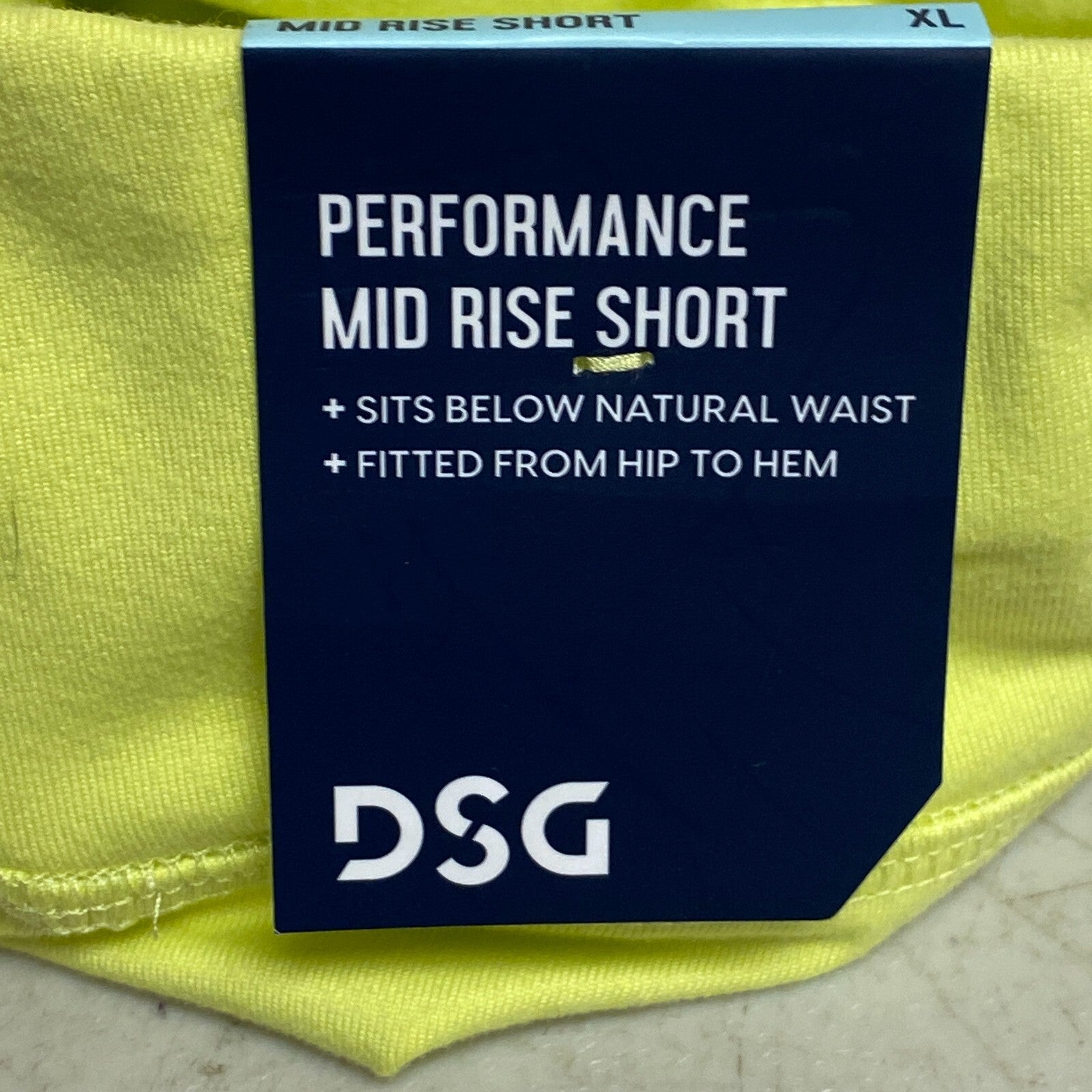 DSG Girls 3" Performance Shortie Lemon Twist DAG12103 BRAND NEW