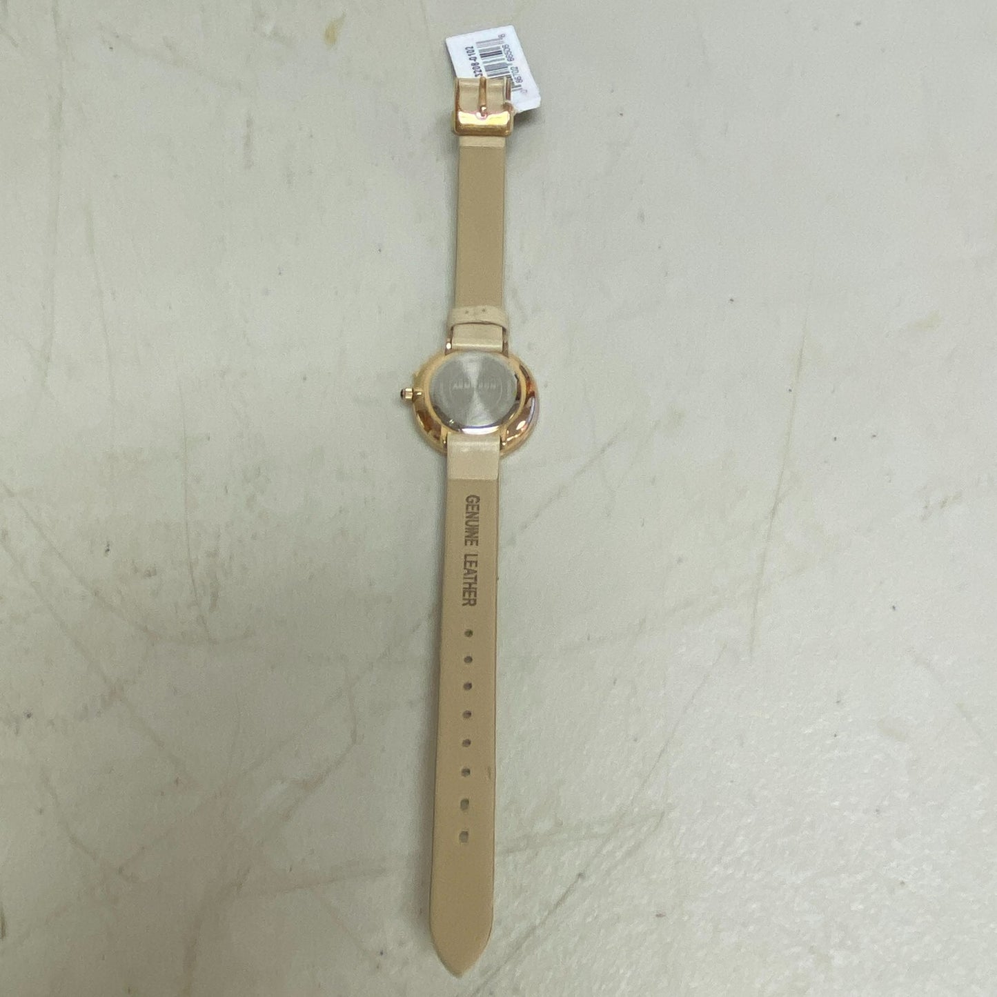 Armitron Rose Gold with butterfly Bessel Beige Band Women's Watch 75/5752RG