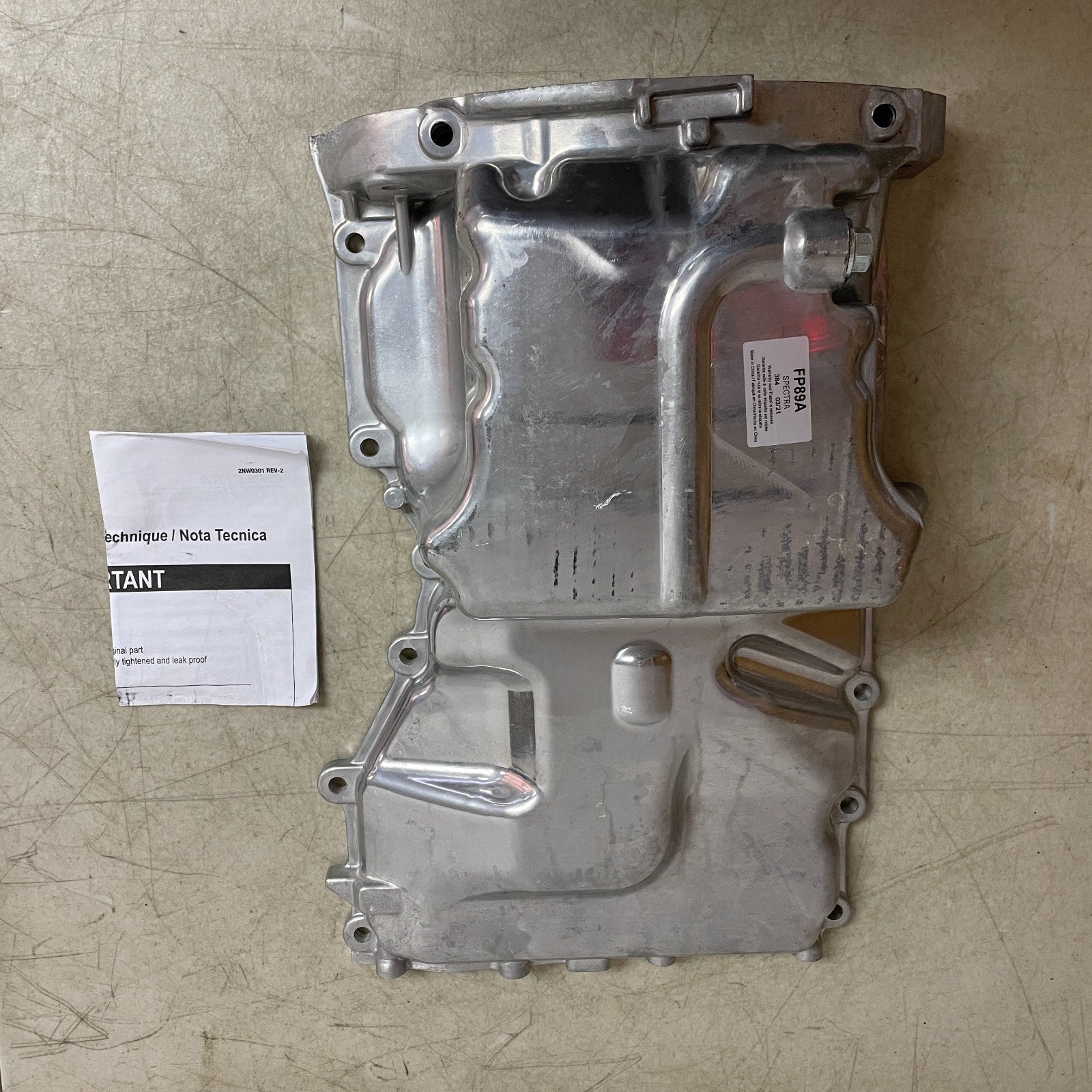 Spectra Premium FP89A Aluminum Engine Oil Pan Direct Fit for Ford Mazda