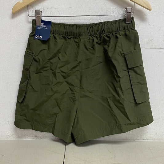 DSG Womens 3 in Everyday Cargo Woven Short Inky Olive Solid Summer DAW13109